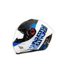 CASCO MT REVENGE 2 CHRONO BLANCO/AZUL BRILLANTE