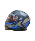 CASCO MT THUNDER 3 TURBINE SV NEGRO/AZUL MATE