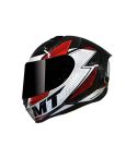 CASCO MT REVENGE 2 STATUS NEGRO/BLANCO/ROJO BRILLANTE