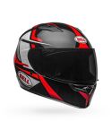 CASCO BELL QUALIFIER FLARE NEGRO BRILLANTE/ROJO