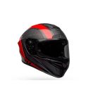 CASCO BELL RACE STAR FLEX DLX TANTRUM 2 GRIS MATE/ROJO BRILLANTE