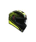 CASCO AGV K5 S TOP FAST 46 NEGRO BRILLANTE/AMARILLO