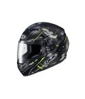 CASCO HJC CS-15 SONGTAN NEGRO MATE VERDE NEÓN