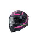 CASCO CABERG AVALON FORGE NEGRO MATE/ROSADO