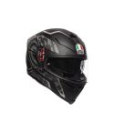 CASCO AGV K5 TORNADO NEGRO MATE/PLATA