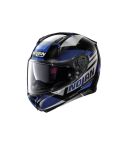 CASCO NOLAN N87 JOLT NEGRO BRILLANTE/AZUL