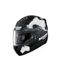 CASCO NOLAN N60-5 GEMINI REP CARLOS CHECA NEGRO MATE/BLANCO