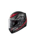 CASCO NOLAN N60-5 METROPOLIS NEGRO MATE/ROJO