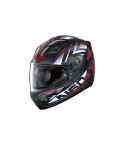 CASCO NOLAN N60-5 SECUTOR NEGRO MATE/AZUL/ROJO