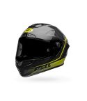 CASCO BELL RACE STAR DLX VELOCITY NEGRO BRILLANTE/AMARILLO