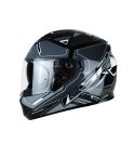 CASCO LS2 320 STREAM BORTHEX NEGRO BRILLANTE/GRIS