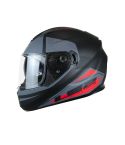 CASCO LS2 320 STREAM HANTAR NEGRO MATE/ROJO