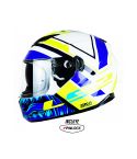 CASCO LS2 320 STREAM BEAST BLANCO/AMARILLO NEÓN