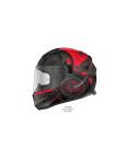 CASCO LS2 320 STREAM VIATOR NEGRO MATE/ROJO