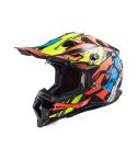 CASCO LS2 MX-700 SUBVERTER RASCAL NEGRO BRILLANTE/NARANJA NEÓN