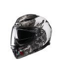 CASCO HJC F70 SPECTOR BLACO/NEGRO