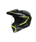 CASCO AGV AX9 SIBERIA NEGRO MATE/AMARILLO NEÓN