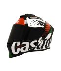 CASCO X-SPORTS V151 CASTROL BLANCONEGROROJOVERDE