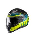 CASCO HJC I70 ALLIGON NEGRO MATE/AMARILLO NEON 