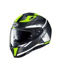 CASCO HJC I70 ELIM NEGRO MATE/VERDE NEON/BLANCO 