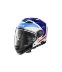 CASCO NOLAN N70.2 GT GLARING BLANCO/AZUL