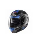 CASCO X-LITE X-1005 ULTRA CARB FIERY NEGRO BRILLANTE/AZUL