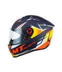 CASCO MT REVENGE 2 ACOSTA AZUL MATE/NARANJA 