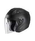 CASCO HJC FG JET RUBBERTON NEGRO MATE