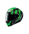 CASCO X-LITE X803 RS ULTRA CARBON WHEELIE NEGRO BRILLANTE/VERDE NEÓN