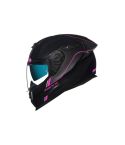 CASCO NEXX SX.100R FRENETIC NEGRO MATE/FUCSIA