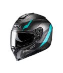 CASCO HJC C70 SILON NEGRO MATE/VERDE