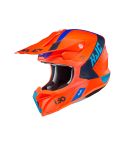 CASCO HJC I50 ERASED NARANJA NEONNEGRO MATEAZUL