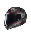 CASCO HJC CS-15 INNO NEGRO MATE/ROJO