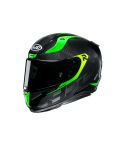 CASCO HJC RPHA-11 CARBON BLEER NEGRO BRILLANTE/VERDE NEON