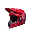 CASCO BELL MOTO 9 S FELX SPRINT ROJO/NEGRO