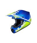 CASCO HJC CS-MXII ELLUSION BLANCO/AZUL/AMARILLO NEON