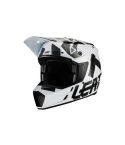 CASCO LEATT 3.5 BLANCO/NEGRO