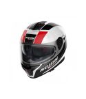 CASCO NOLAN N80-8 MANDRAKE BLANCO/ROJO