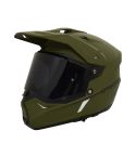 CASCO SPARTAN WOLF VERDE/NEGRO MATE