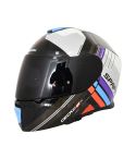 CASCO SPARTAN GECKO EPIC GRIS/BLANCO AZUL