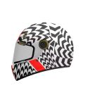 CASCO MT JARAMA PSYCHO BLANCO/BRILLANTE