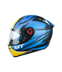 CASCO MT REVENGE 2 S KLEY AZUL/AMARILLO/MATE