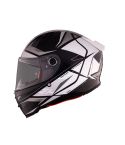 CASCO MT REVENGE 2 S HATAX B2 NEGRO/BLANCO BRILLANTE