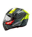 CASCO MT REVENGE 2 S XAVI VIERGE GRIS/AMARILLO NEON PERLADO