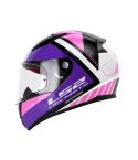 CASCO LS2 353 BLINK BLANCO/FUCSIA