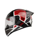 CASCO LS2 353 GRID BLANCO/ROJO