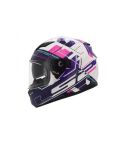 CASCO LS2 320 STREAM SCAPE SV BLANCO/MORADO/FUCSIA