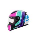 CASCO LS2 353 FLAG BLANCO/FUCSIA