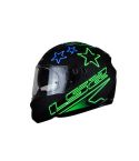 CASCO LS2 320 STREAM NEON SV NEGRO MATE/VERDE NEÓN