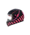 CASCO LS2 353 CODENAME NEGRO MATE/FUCSIA